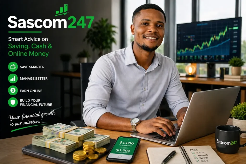 Make money online in Nigeria using laptop and digital income setup
